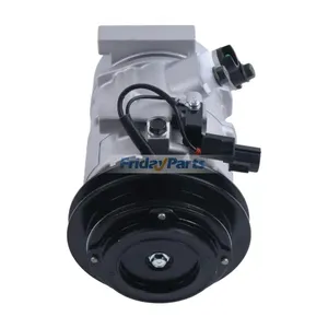 12V 1A 138MM DV9 A/C Compressor TE16-0023A T5525-50814 T5525-50813 for Kioti Tractor — 2