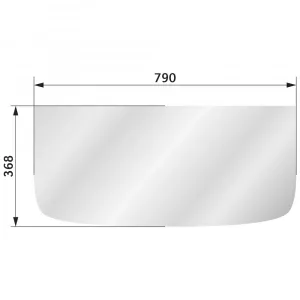 Windshield Hitachi Ex-3, Ex-2 Lower