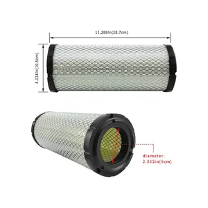 Outer Air Filter TA040-93230 Inner TA040-93220 for Kubota Utility Vehicle RTV1100 RTV900 — 4