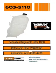 TANQUE AUXILIAR RADIADOR INTER 4300-4400