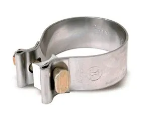 5" Dull Stainless Steel AccuSeal Exhaust Clamp AS-5SS — 2