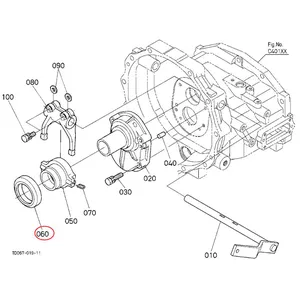 Release Bearing TC650-26350 for Kubota Tractor L4060DT L45 L4600F L4701F MX5200F M7040F MX5100F MX5200DT — 5