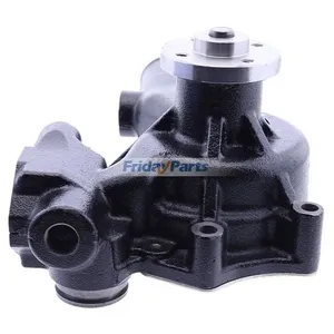 Water Pump 6204-61-1601 With Thermostat 600-421-6120 for Komatsu Wheel Loader WA100M-5 WA65-5 WA70-5 WA80-5 WA90-5 Generator EGS45-5 4D94LE-2 EGS65-5 S4D95LE-2 — 7