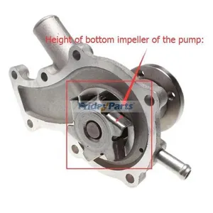 Water Pump Thermostat Cover Flange 1E051-73030 19434-73010… for Kubota Engine WG972 Z602… — 2