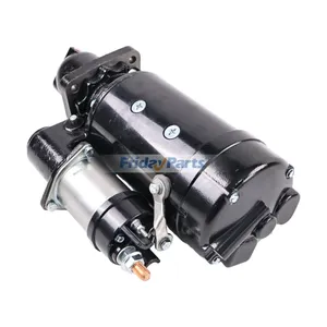 12V 10T Starter Motor TY25960 for John Deere Loader 444 444C 444D 544C 544E 644A 644C 644D 644E — 2