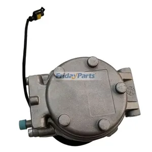 12V 1PK 10PA17C A/C Compressor RE46657 TY6765 for John Deere 9600 9500 9400 8970 8870 8770 8570 310 317 325 444H 540G 640G 740E 759G 770D 850 — 2