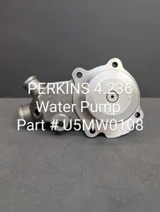 PERKINS 4.236 WATER PUMP # U5MW0108 — 5