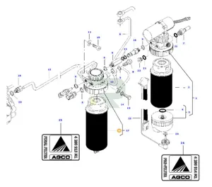 Filtr paliwa SISU AGCO-V836867595 — 3