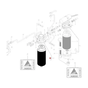 Massey Ferguson Fuel Filter Final Stage Separator | V836867595 FS19974 — 9