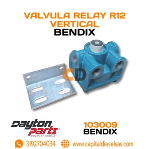 VALVULA RELAY R12 VERTICAL BENDIX