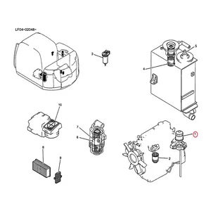 Oil Filter VI8970497081 for New Holland Excavator E70SR E80 — 4