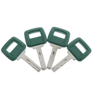 4Pcs Laser Cut Ignition Key VOE11039228 for Volvo Loader Haul Truck Heavy Equipment — 2
