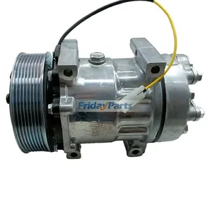 SD7H15 Air Conditioning Compressor VOE11104251 for Volvo Truck A40D A35D A30D A25D T450D