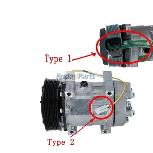 SD7H15 Air Conditioning Compressor VOE11104251 for Volvo Truck A40D A35D A30D A25D T450D — 2