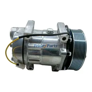 SD7H15 Air Conditioning Compressor VOE11104251 for Volvo Truck A40D A35D A30D A25D T450D — 8