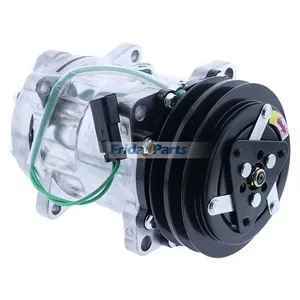 SD7H15 Air Conditioning Compressor VOE111044194 for Volvo Wheel Loader L90E L90D L70E L70D L60E L50E — 5