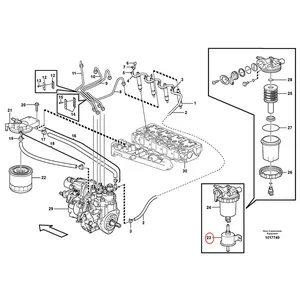 Fuel Pump VOE11713494 for Volvo Excavator EC15C EC17C EC18C EC20C EC27C EC35 EC35C EC45 ECR28 ECR38 ECR48C — 5