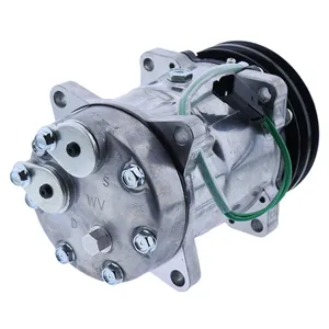 SD7H15?Air Conditioning Compressor VOE14518640 for Volvo Excavator EC135B EC140B EC160B EC180B EC210B EC240B — 3