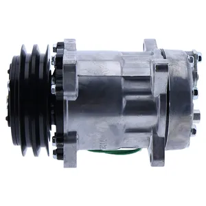 SD7H15?Air Conditioning Compressor VOE14518640 for Volvo Excavator EC135B EC140B EC160B EC180B EC210B EC240B — 4