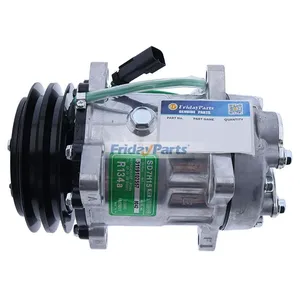 SD7H15 Air Conditioning Compressor VOE14518640 for Volvo Excavator EC135B EC140B EC160B EC180B EC210B EC240B