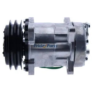 SD7H15 Air Conditioning Compressor VOE14518640 for Volvo Excavator EC240C EC290B EC290C EC330B EC360B EW145B FC2924C FC3329C — 5