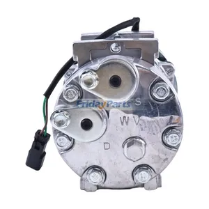 SD7H15 A/C Compressor VOE15082727 for Volvo Excavator EC250D EC300D EC340D EC380D EC480D EC700CHR — 6