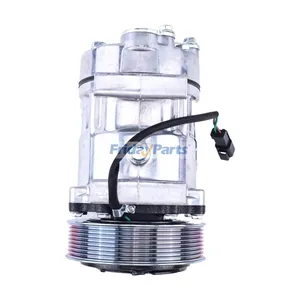 SD7H15 A/C Compressor VOE15082727 for Volvo Excavator EC250D EC300D EC340D EC380D EC480D EC700CHR — 4