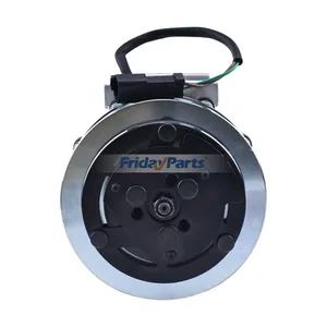 SD7H15 A/C Compressor VOE15082727 for Volvo Excavator EC250D EC300D EC340D EC380D EC480D EC700CHR — 5