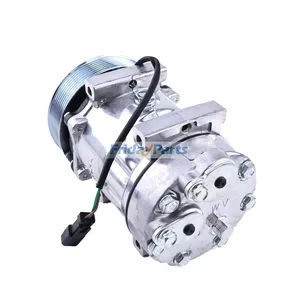 SD7H15 A/C Compressor VOE15082727 for Volvo Excavator EC250D EC300D EC340D EC380D EC480D EC700CHR — 2
