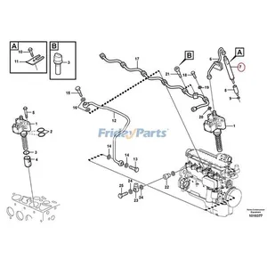 Fuel Injector VOE20460099 VOE20549383 for Volvo Engine D6D Excavator EC160B EC180B EC210B EW145B EW160B EW180B EW200B — 5