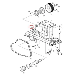 Belt Tensioner 21257889 for Volvo Engine D13 Truck B11R B13R B7R B9L B9TL — 2
