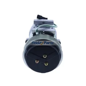7H15 A/C Compressor 4493 with PV8 Clutch for Volvo Truck VHD VNL VNM VNX — 2