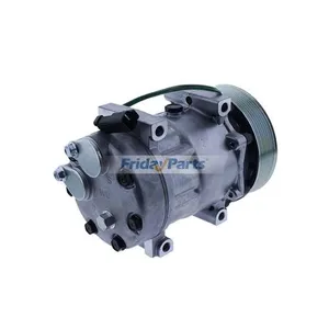 7H15 A/C Compressor 4493 with PV8 Clutch for Volvo Truck VHD VNL VNM VNX — 5