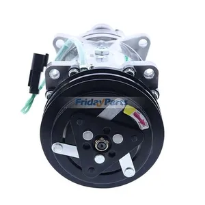 SD7H15 A/C Compressor VOE15082744 for Volvo BL60B BL61B BL70B BL71B L20F L25F L28F L30G L35G SD75 SD75B DD105 — 3