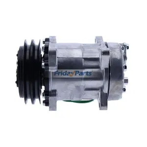 SD7H15 A/C Compressor VOE15082744 for Volvo BL60B BL61B BL70B BL71B L20F L25F L28F L30G L35G SD75 SD75B DD105 — 6