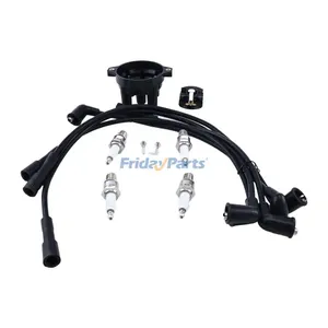 Ignition Tune Up Kit 1554033 1554034 1362113 W9EXR-U for Mazda FE 2.0L F2 2.2L Engine Hyster FT Yale VX Series Forklift — 2