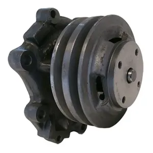 Water Pump with Double Pulley for Ford 6600 7600 Series Tractors Without Viscous Fan