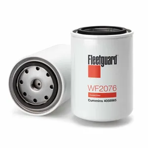 WF2076 Fleetguard Coolant Filter Spin-On for Freightliner Kenworth Cummins