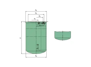 Original MANN-FILTER Wechselfilter SpinOn WH 945/2