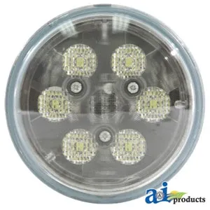 Sealed Beam LED Flood 4 1/2" Diameter for John Deere® || Replaces OEM # WL1116 — 2