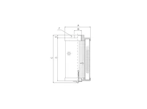 Original FILTREC Hydraulikfilterelement WP269 — 2