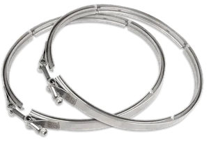 Roadwarrior X12C0-01050-VB Detroit Diesel A6809950202 Clamp , V-Band Clamp