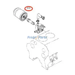 Oil Filter XJBT-02395 for Hyundai Forklift 20D-7 25D-7 30D-7 35D-9 20D-7E 30D-7E — 4