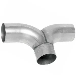 5" Y-Pipe Aluminized Exhaust No Plate 25'' x 14'' Y-500NPA — 2