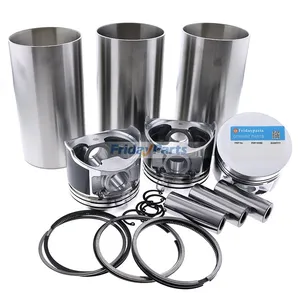 Cylinder Liner Kit  Engine Four Matching for Komatsu 3D84E 3D84E-1 3D84E-2 3D84E-3 3D84E-5