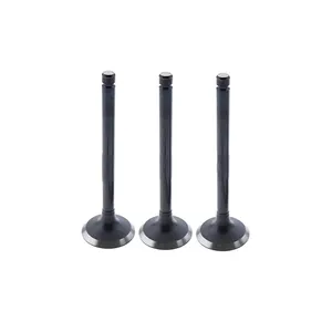 Exhaust Valve 3 Units 1 Set Y129100-11130 For Komatsu Excavator PC40FR-1 PC40FR-2 Yanmar 3TNE88 Komatsu 3D88 Engine