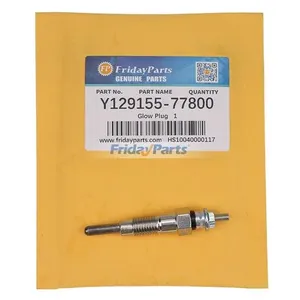 4Pcs Glow Plug Y129155-77800 for Yanmar 4TNE98 Komatsu 4D98E Engine Kohler Generator 32EOZ Mustang Loader MTL16 — 2