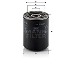 Ölfilter Original MANN-FILTER WP928/82 - Vergleichsnummer Ford YL4J6714BA… — 2