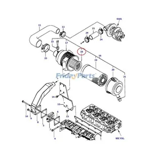 Air Filter YM11916012570 for Komatsu Loader SK1020 SK1026 CK30 CK35 — 5