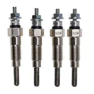 4Pcs Glow Plug 119717-77800 for Komatsu 2D70E 3D76E 4D92E 4D94LE 4D98E Yanmar 4TNE92 4TNE98 4TNV76 3YM30 3TN75 3TN66 3TN82 Engine